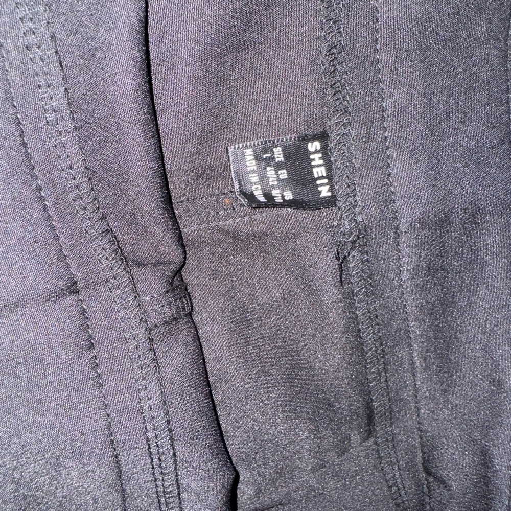 Black Straight Leg Dress Pants - Picture 4 of 4
